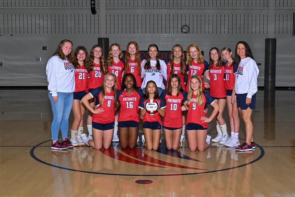 Picture of 2024 7th-grade Volleyball Team